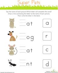 Cvc Words Reading And Writing Education Com