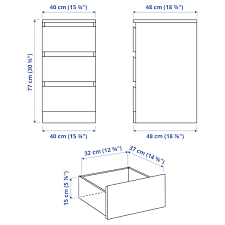 Check spelling or type a new query. Malm White Chest Of 3 Drawers 40x78 Cm Ikea