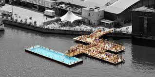 Badeschiff Berlin Spree Schwimmbad Stadtstrand Berlin Pool Stadtstrand Wasser Architektur