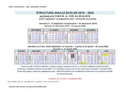An Scolar 2019 2020 Liceul Tehnologic 1 Mai Ploiesti