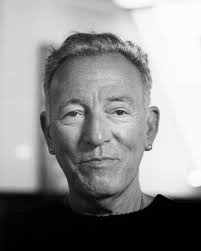 Photography of Bruce Springsteen during an interview for the upcoming  documentary "The Hit Factory" studio recordings. The photo was taken while  Bruce was in Manchester for his concert in Liverpool. 📷 :