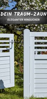 Decora Zaun Weiss Sichtschutzzaun Zaun Haus Und Garten