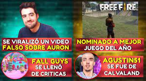 Free fire is an multiplayer battle royale mobile game, developed and published by garena for android and ios. Se Viralizo Video Falso Sobre Auron Free Fire Nominado A Mejor Juego Del Ano Fall Guys Criticado Youtube