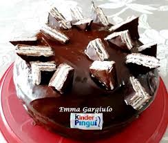 Realizzata con una base al cacao, viene farcita con una crema al latte e glassata con il cioccolato fondente. Torta Kinder Pingui Ricetta Bimby Dolci Manie In Cucina