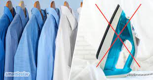Knitterfreie Wäsche ohne Bügeleisen - mit Dampf und Anti-Falten-Spray