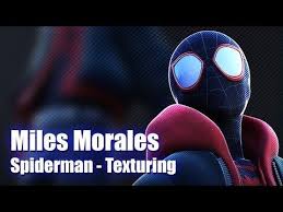 Yansculpts Writes Part 2 Of Miles Morales From Spider Man Into The Spider Verse Time Lapse Covering The Creation Blender Tutorial Comic Styles Book Texture