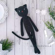 Find great deals on ebay for black knitted cat hat. Knitted Toy Long Legged Cat Zakazat Na Yarmarke Masterov Gtyetcom Myagkie Igrushki Saki