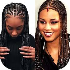 A cornrow braid is a type of plait that is woven flat to the scalp in straight rows and has a raised appearance, resembling rows of corn or sugarcane (hence their apt name). Cornrow Braid Styles For African American For Android Apk Download