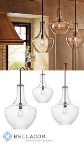 This One Light Pendant From The Everly Collection Is Inspired By A Decorative Blown Glass Container This Generous Bowed Clear Home Lighting Home Decor Decor