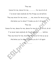I said, oh my god, i see you walking by. Dance Monkey Tones And I Esl Worksheet By Lola Perez