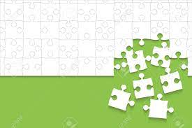 Jigsaw puzzle white music pattern, puzzle template, angle, white red, yellow, and green triangle graphic, triangle infographic icon, triangle puzzle information chart, template, angle, text png. Some White Puzzles Pieces In Green Background Vector Illustration Royalty Free Cliparts Vectors And Stock Illustration Image 86628235