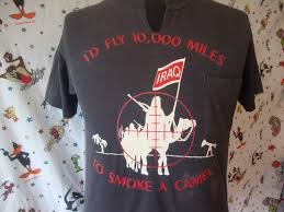 Ok,.what we have here is a white tee, with the graphics of i'd fly 10,000 miles to smoke a camel , with a camel & rider in the cross hairs of a sco. Vintage 90 S I D Fly 10000 Miles To Smoke A Camel Etsy