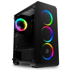 Still, this is a moderately sized casing for those who are looking for good ventilation plus spare slots for expansion. Deco Gear Mid Tower Pc Gaming Computer Case Glass And Led Lighting