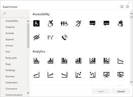 Click the icons button and there is a large library of professional and modern icons available. Video Insert Icons Word