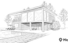 Gambar perspektif 2 titik lenyap. Jenis Gambar Kerja Untuk Pembangunan Properti Pahami Yuk