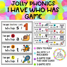 For those reluctant kids, nothing makes phonics more fun than games. Jolly Phonics I Have Who Has Game Mash Ie