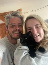 Lost friendly black cat