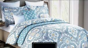 Nip cynthia rowley bird floral ivory/blue/orange full/queen quilt set 3pc. Buy Cynthia Rowley Bedding 3 Piece King Duvet Cover Set Teal Blue Gray Yellow Geometric Medallion Pattern On White In Cheap Price On Alibaba Com
