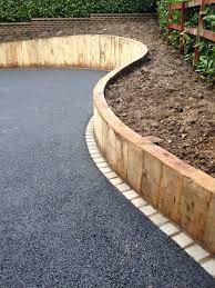 Image Result For Garden Retaining Wall Steel Wood Sloped Garden Front Yard Landscaping Backyard Landscaping