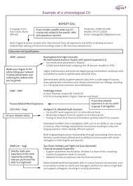 When you think of a project conclusion, there are all different types of projects out there. Ashley Gill Example Of A Chronological Cv Leeds Metropolitan