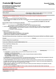 Maybe you would like to learn more about one of these? Form Comb 84800s Pruco Life Insurance Company Request For Change Short Form Printable Pdf Download