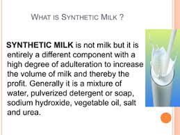 Synthetic milk