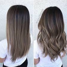 Black And Ash Brown Balayage Pin On Hair