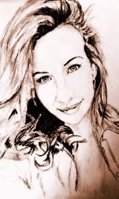 Portrete si desene in creion