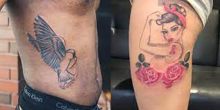 Tattoos take time to heal, but if you're having strange symptoms, you may have an infection or an allergy your tattoo can get infected for a variety of reasons, including contaminated tools. 14 Incredibly Inspiring Breast Cancer Tattoos Breast Cancer Body Art