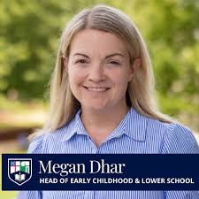 On Saturdays this Fall, we'll be introducing you to newest members of  Heathwood's faculty and staff. Please join us in welcoming Megan Dhar, our  new Head of Early Childhood and Lower School.