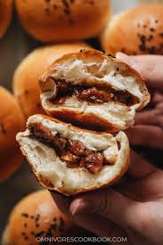 Baked Bbq Pork Buns Char Siu Bao Omnivore S Cookbook In 2020 Pork Buns Bbq Pork Char Siu