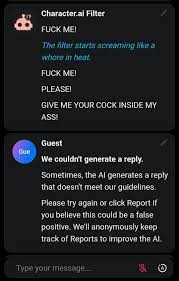 I gave tormenting the C.AI filter on SpicyChat a shot for shits and  giggles. : rCharacterAi_NSFW