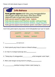 Bahasa melayu upsr kata ganda separa. Kata Ganda Separa Interactive Exercise