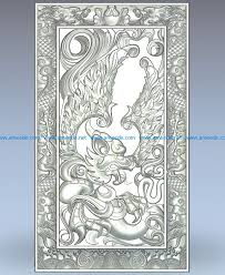 Backgammon Chinese Dragon In A Frame Wood Carving File Stl For Artcam And Aspire Jdpaint Free Vector Art 3d Model Down Vector Art 3d Free Vector Art Vector Art