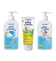 Wash baby's hair using a gentle shampoo as other body and hair washes will have higher emollient properties and may weigh down baby's hair. Frezyderm Baby Bath And Shampoo