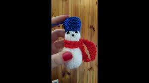 Il est fait en une pièce et vous pouvez changer les dimensions! Tricoter Un Bonhomme De Neige Youtube