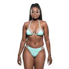 Conjunto Biquini Com Transparencia Em Tule Ilusion Amk Acqua E Fitness