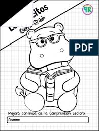 Lee cuidadosamente cada una de las preguntas y subraya con lápiz la respuesta correcta. Lectorcitos 5 Pdf Comprension Lectora Libros