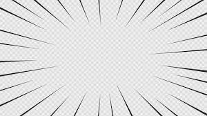 Background Of Comic Book Action Lines Speed Lines Manga Frame Isolated On Transparent Background Comic Book Background Instagram Cartoon Superhero Background