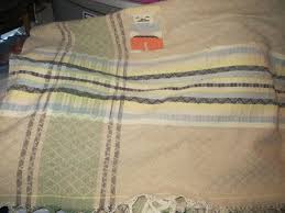 Hand woven 100% cotton blanket in ivory from mexico. Vintage Mexican Aztec Hand Woven Cotton Fringed Blanket Etsy Cotton Weaving Vintage Mexican Hand Weaving