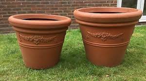 We always have the nicest large indoor pots in stock. Extra Large Terracotta Style Plastic Plant Pots X 2 Flower Pot 14 99 Picclick Uk