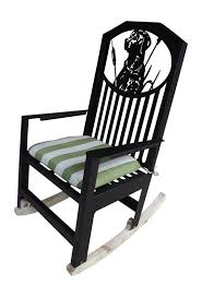 Wildlife Themed Metal Rocking Chair Bird Dog Lab By Madmetalworks Metal Rocking Chair Rocking Chair Metal