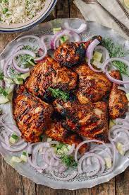 Grilled Tandoori Chicken With Indian Style Rice Recipe Grilled Chicken Recipes Grilled Tandoori Chicken Recipe Grilled Tandoori Chicken