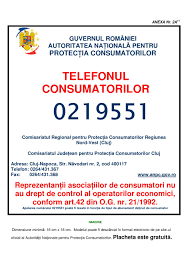 Numarul de telefon al comisariatului regional pentru protecția consumatorilor cluj … nu e alocat! Cjpc Cluj 150105 By Cpl Concordia Issuu