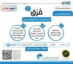 البطالة وظائف وظيفة توظيف vacancies job jobs الوظائف الوظيفة التوظيف مهنة فرص عمل تدريب منتهي بالتوظيف. Ø¨Ø±Ù†Ø§Ù…Ø¬ ÙØ±Ù‚ Ù„Ø·Ø§Ù„Ø¨Ø§Øª Ø¬Ø§Ù…Ø¹Ø© Ø³Ù„ÙŠÙ…Ø§Ù† Ø§Ù„Ø±Ø§Ø¬Ø­ÙŠ Online Workshop Ù…ØªÙ‚Ù† Ø¨Ø±Ù†Ø§Ù…Ø¬ Ø¨Ø§Ø³Ù…Ø­ Ù„Ø®Ø¯Ù…Ø© Ø§Ù„Ù…Ø¬ØªÙ…Ø¹