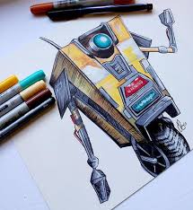 Select browse all materials, then copy paper. Protect Me Squire Claptrap Drawing Markers Pen 9gag