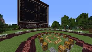 A hunger games map placed in a big overgrown city. Download Hunger Games Map For Minecraft 1 12 2 1 12 For Free