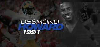 Jackson, love, mayfield named 2017 heisman trophy finalists. Desmond Howard Heisman