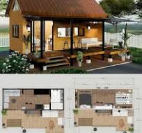 The Sloped Roof Forest Tiny House 🌲🏡 A modern tiny house ...