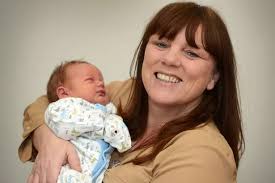 Baby arrives in a hurry